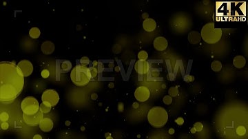 Gold Bokeh Particles Stock Motion Graphics