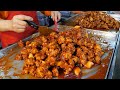 양많은 시장 닭강정 맛집, 매일 새기름 / sweet and sour chicken, clean oil - korean street food