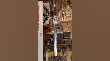 Finally forged Jon Snows sword, Longclaw! 🔥⚔️ #blacksmith #forging #sword #gameofthrones