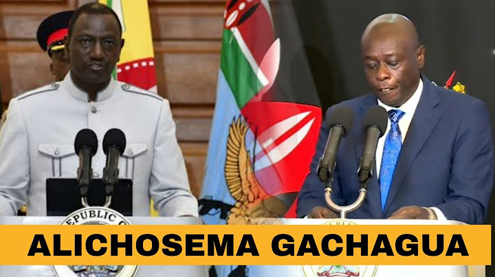 MANENO MAZITO YA GACHAGUA
