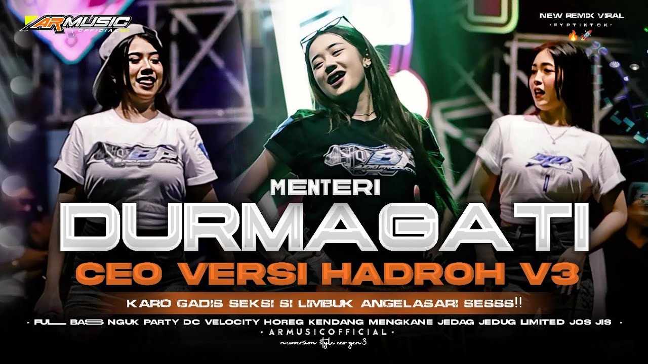 DJ MENTERI DURMAGATI SENGKUNI X MELODY DRACIN CEO VERSI HADROH VIRAL TIKTOK‼️ ARMUSICOFFICIAL
