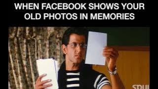 Funny scene - Kaho na pyaar hai with Hrithik & Facebook memories