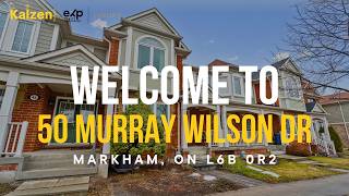 50 Murray Wilson Dr Markham | Upgraded Cornell Townhome + Home Theatre 🎬