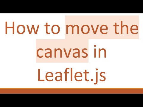 How to move the canvas in Leaflet.js