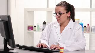 #Футаж доктор печатает рецепт от коронавируса ◄4K•HD► #Footage doctor prints prescription