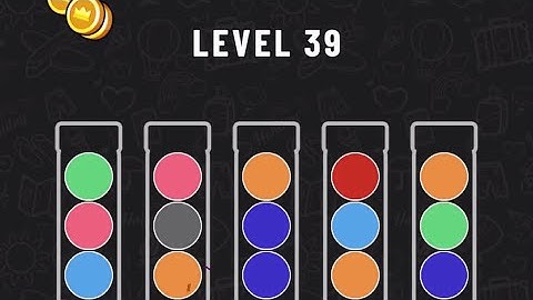 Ball Sort Puzzle Level 39 #ballsortpuzzle #ballsortpuzzlegameplay #puzzlegame #mobilegames