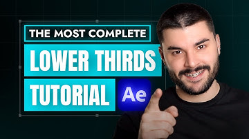 The Most COMPLETE Lower Thirds in After Effects (and how to automate them)