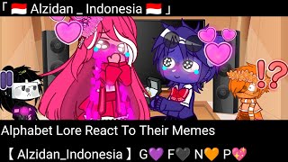 ꧁༺ Alphabet Lore React To Their Memes ༻꧂ - 【 Alzidan Indonesia 】- Ft : 💜G💜 🖤F🖤 🧡N🧡 💖P💖 - S5 E6