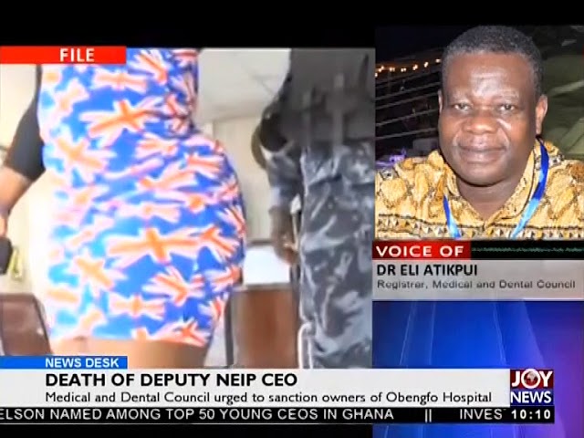 Death Of Deputy NEIP CEO - News Desk on Joy News (29-5-18) class=