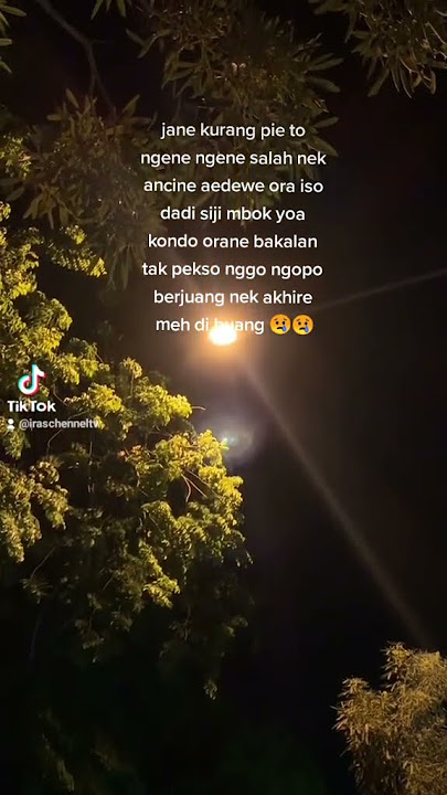 story wa anane mung tresno viral terbaru