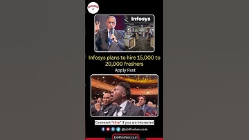 Infosys Hiring 20,000 freshers #infosys #hiring @Job4freshers