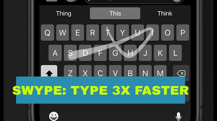 Best swipe to type keyboard iphone là gì