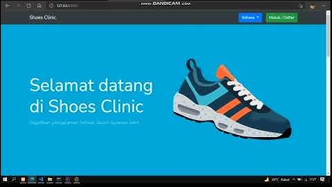 Membuat Aplikasi Shoes Clinic Menggunakan Framework Laravel