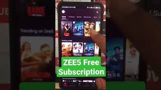 Zee5 Free Subscription Promocode using Flipkart screenshot 5