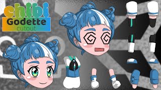 Chibi Godette Cutout