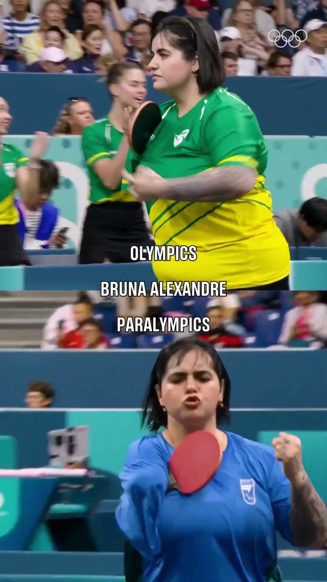 Bruna Alexandre competed in both the Olympic and Paralympic Games in the same year. ??