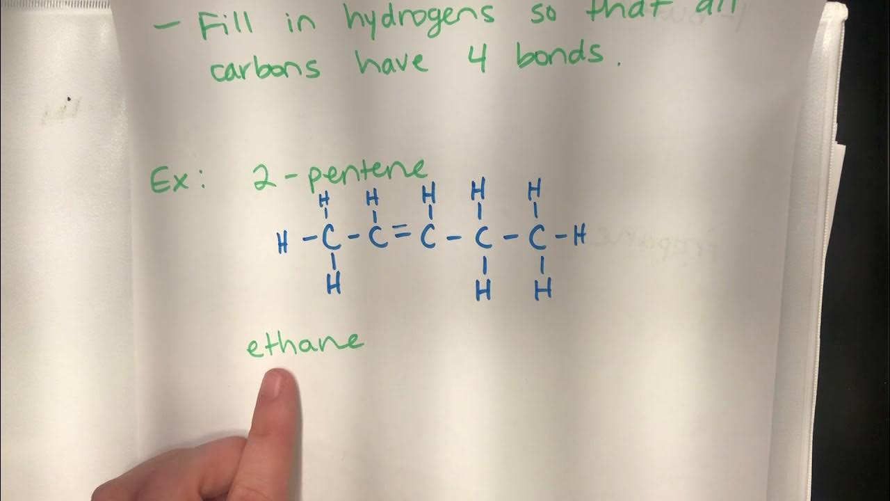 Drawing Hydrocarbons - YouTube