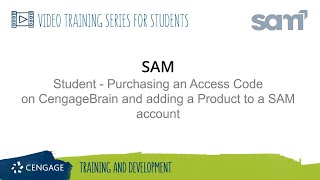 SAM Student: Purchasing Instant Access from Cengage