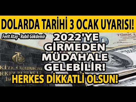 DOLARDA TARİHİ 3 OCAK UYARISI! 2022'YE GİRMEDEN MÜDAHALE GELEBİLİR! HERKES DİKKATLİ OLSUN!