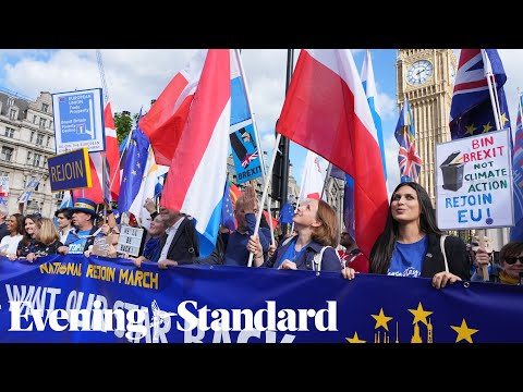 Brexit branded ‘a huge mistake’ as protesters march in London to rejoin EU