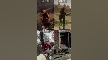 RDR2: Multi-Screen Euphoria Ragdoll Contrast - Arrows #rdr2 #shorts