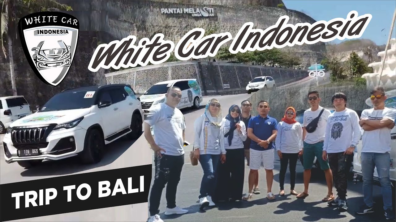 White Car Indonesia - Trip To Bali - YouTube