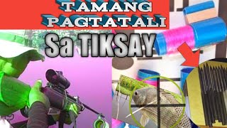 Paano ang tamang pagtali sa TIKSAY(HOME MADE AIRGUN FISH DART )