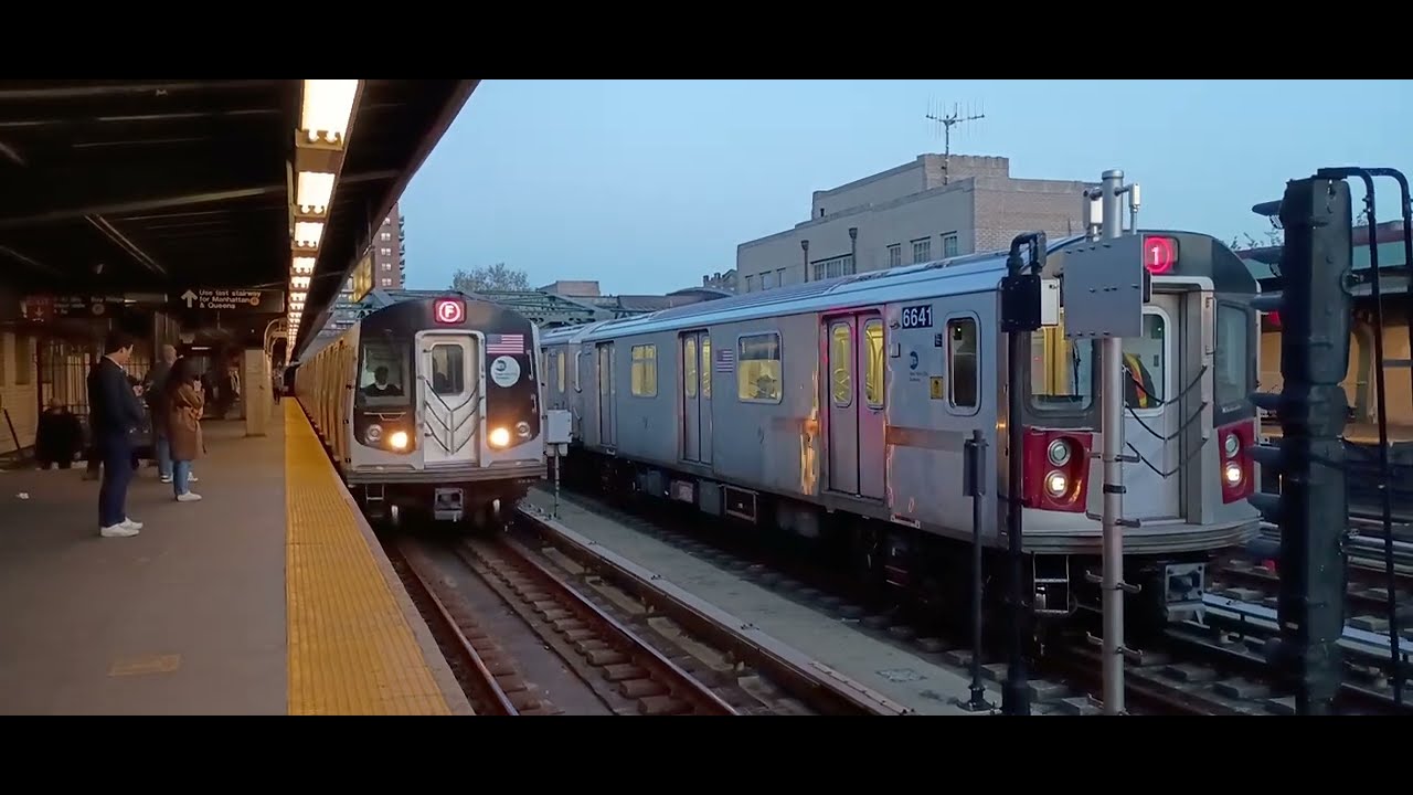 R160 #8942/#9088 (F) arriving at 4 Av - 9 St [+ R142 #6641 (1)] - YouTube