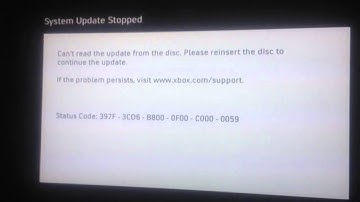 Xbox 360 System Update Error 397f-3cd6-b800-0f00-c000-0059  when trying to boot games.