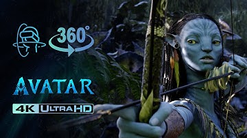 360°VR 3D 4K | Avatar Movie scenes in VR | Underwater Pandora, Come across Na
