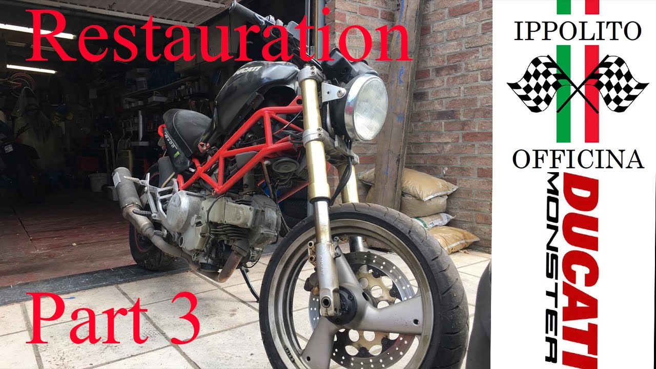 Restauration Ducati Monster 600 Part 3