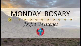 Monday Rosary • Joyful Mysteries of the Rosary 💙 Dawn in the Desert