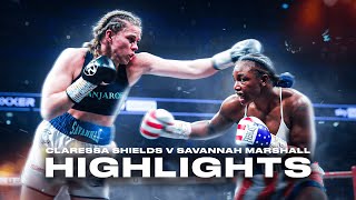 Claressa Shields vs Savannah Marshall Full Highlights | FREE Fight | The GWOAT Becomes Undisputed 👑