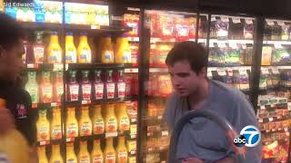SWEET VIDEO: Grocery store worker lets teen with autism help him restock shelves | ABC7