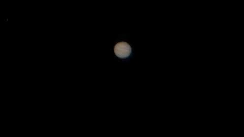 Jupiter through my 10 inch Dobsonian reflector telescope