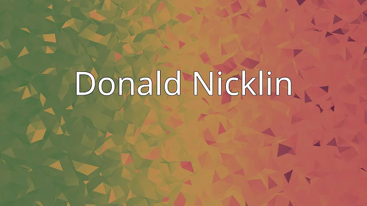 Donald Nicklin