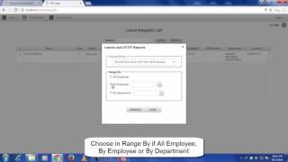 HOW TO VIEW OVERTIME UNDERTIME LEAVES