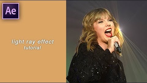 light ray effect | after effects tutorial