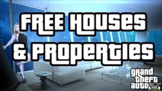 GTA V How to Get FREE Properties! Gta 5 Houses and Apartments Tips and Tricks