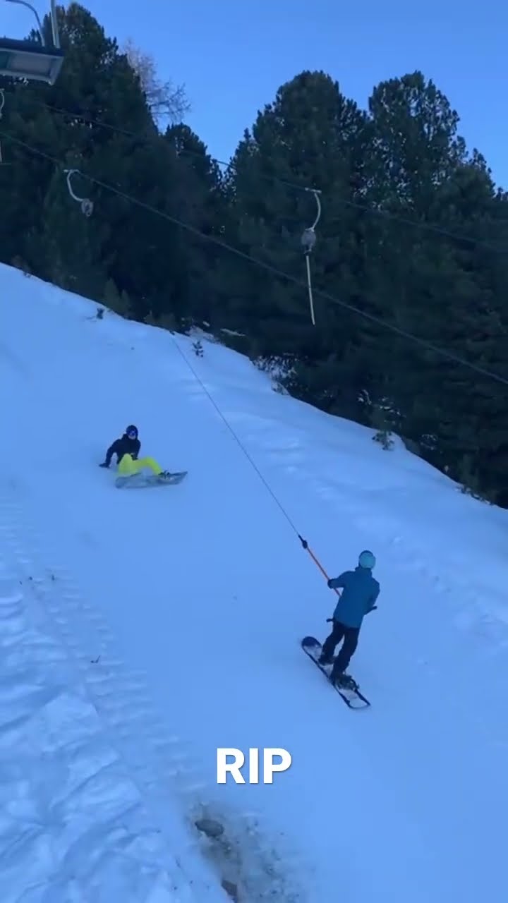 Erschreckende Bilder: Skilift gerät außer Kontrolle