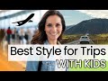 What to Wear to Travel with Baby &amp; Kids #familytravel