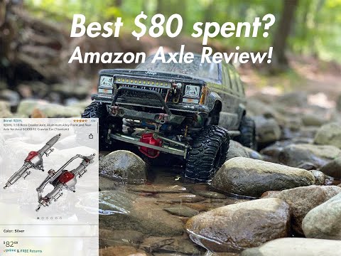 $80 Amazon CNC Machined RC Axle for Axial SCX10 Review