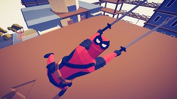 DEADPOOL VS DIFFERENT UNITS IN TABS | Totally Accurate Battle Simulator