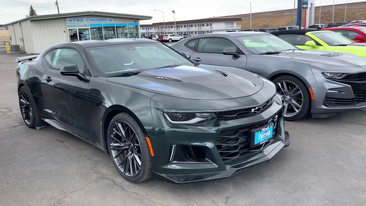 Check Out this Beautiful RALLY GREEN Chevy Camaro ZL1! You don't see this  color every day... - YouTube