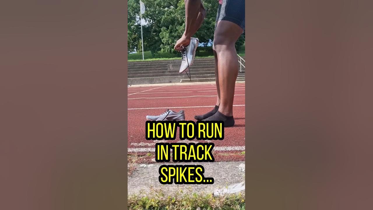 How to use spike shoes for running #athlete #trackandfield #sprinting 