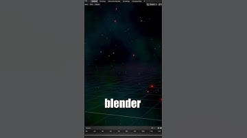 Galaxy in blender  using Geometry Nodes #blender #blendertutorial #galaxy #tutorial