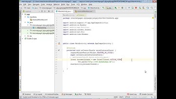 android studio ..... startActivity - Intent ..... internet page