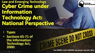 Cyber Crime under Information Technology Act : National Perspective