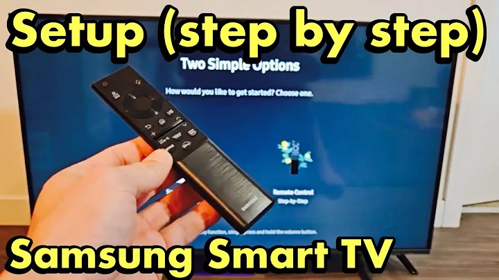 Samsung Smart TV: How to Setup - Step by Step - (DU7200 Series)