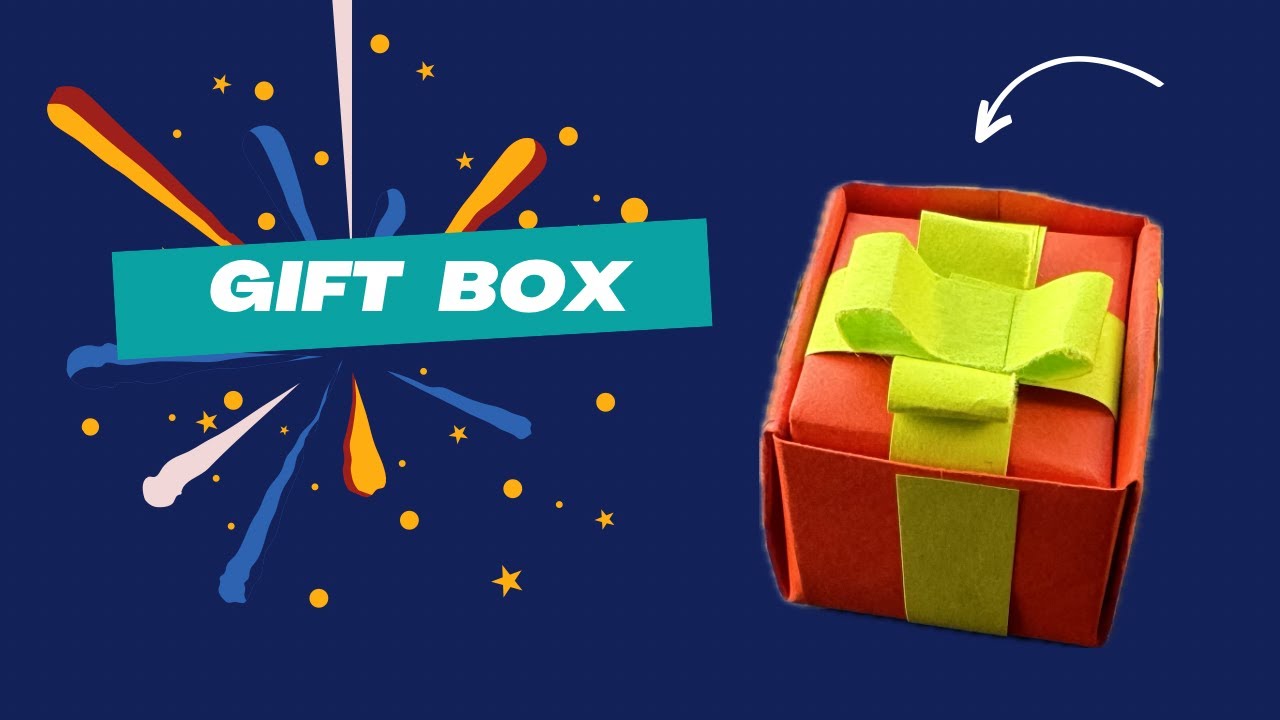 Easy Origami Christmas Gift Box origami gift box origami gift box